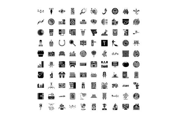 Collection of Various Glyph Symbols and Its Role in Modern Design Workflows