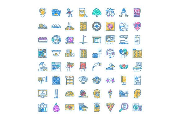Collection of Various Items and Abstract