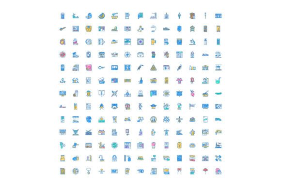 Diverse Collection of Colorful Hand Draw: A Creative Resource for Modern Design