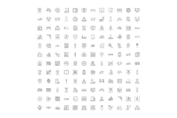Various Line Icon Set for Web Development